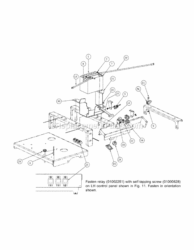 Electrical Assembly Kohler Diagram and Parts List for M60-KHEFI 53AB5HEX750 Cub Cadet Sprayer